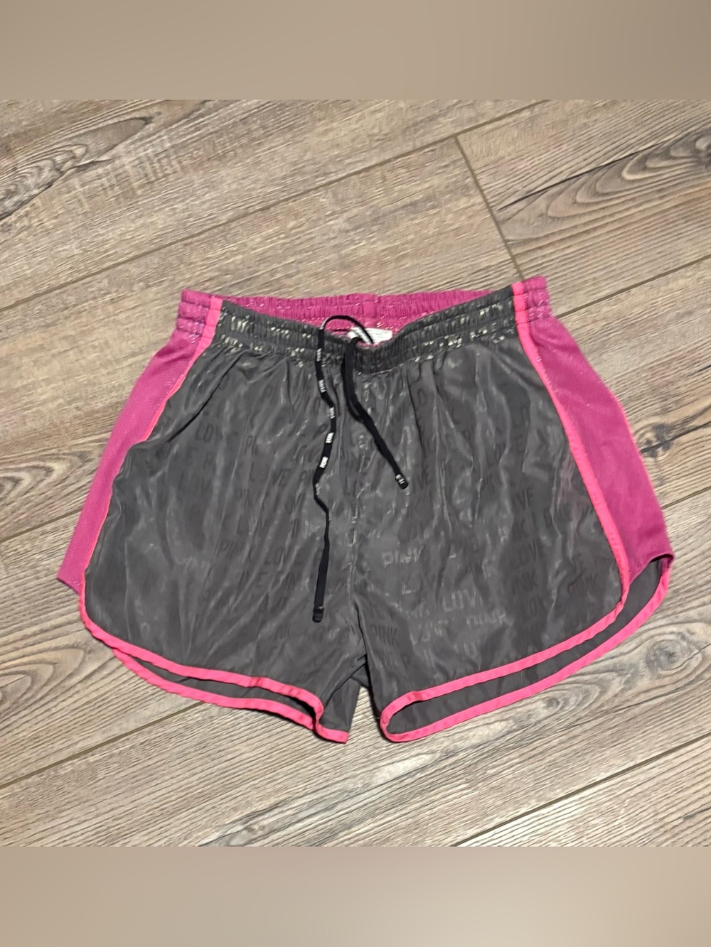 Victoria’s Secret pink and gray athletic shorts size small